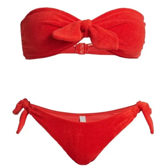 Zimmermann red terry bikini. NWT. Designer size 2. Fits US size 6-8. - Picture 3 of 9